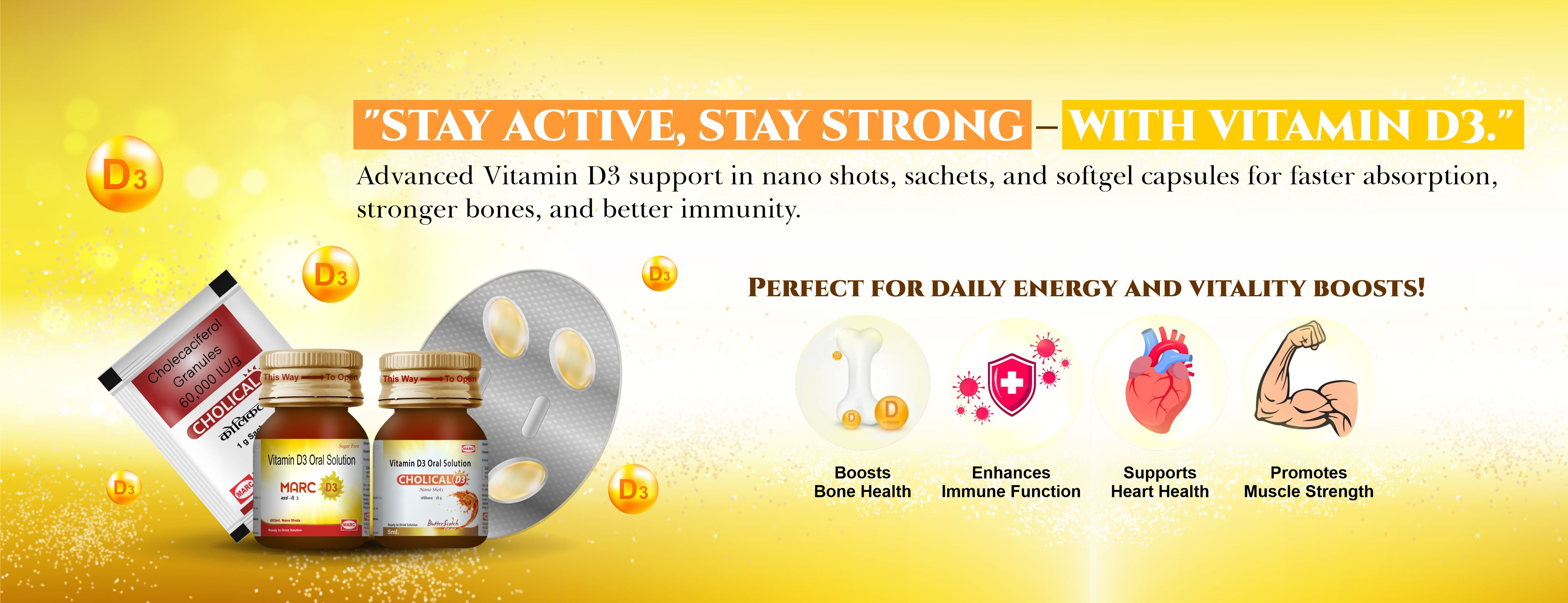 Cholical D3 Softgel Capsules